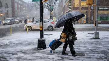 Algunos turistas sueñan con una nevada en Nueva York y otros rezan por lo contrario