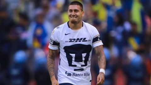 El chileno Nicolás Castillo cuando jugaba para los Pumas de la UNAM.