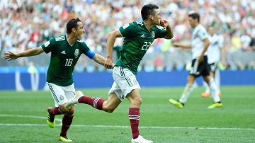 Hirving Lozano fue el autor del gol del triunfo de México sobre Alemania en el Mundial de Rusia 2018