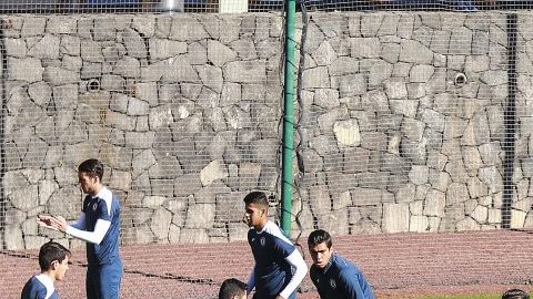 Jugadores del Cruz Azul, entrenan de cara a la jornada 5 del torneo Clausura 2019 de la Liga MX.