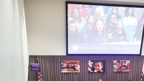 La Junta del LAUSD tendría un cambio de poder tras la elección del 5 de marzo. (@LASChools)