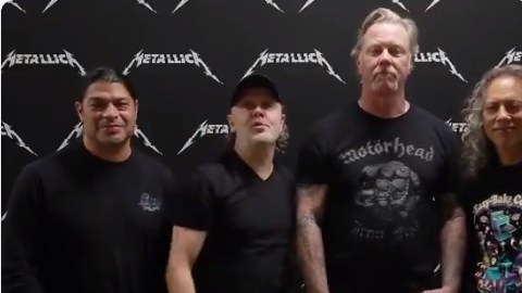Metallica felicitó a Mariano Rivera por su ingreso al Salón de la Fama