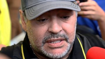 Diego Armando Maradona regresó a México para retomar la dirección técnica de Dorados de Sinaloa