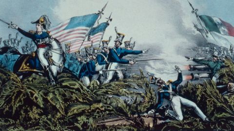 Estados Unidos y México sostuvieron una guerra que culminó en 1848.