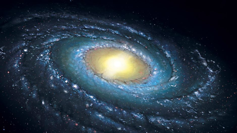 imagen de la via lactea