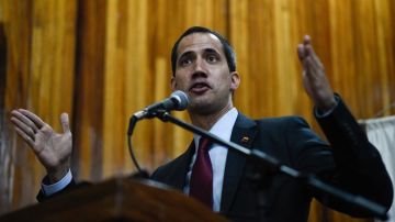 Juan Guaidó, presidente "encargado" de Venezuela.