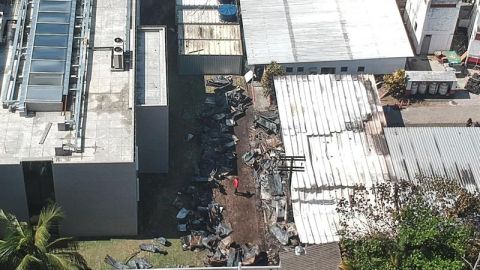 Un incendio consumó parte de las instalaciones del club brasileño Flamengo