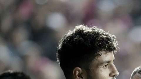 Jugadores del Saprissa celebran el triunfo ante Tigres en Concachampions.