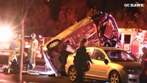 La Policía de La Habra anunció que el incidente pudo haber sido ocasionado por conducir bajo la influencia de drogas o alcohol (DUI).