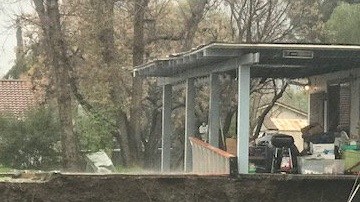 Foto captada en Alvarado, cerca del Lago Elsinore en Riverside. Inundaciones repentinas y creciente de ríos han afectado ciudades a lo largo del estado.