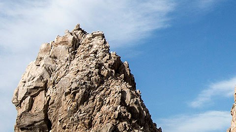 Este monumento de la naturaleza podría derrumbarse en un futuro cercano.
