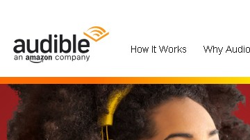 Captura de pantalla de Audible Latino de Amazon.