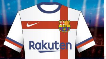 El uniforme blanco del Barcelona fue una propuesta de Nike