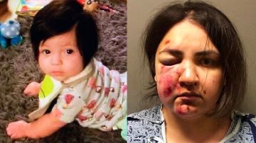 La infante de seis meses fue identificada como Ezlynn Xariah Ortega, quien sufrió traumas fatales en su cabeza.