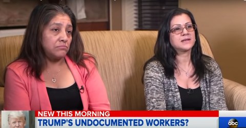 Victorina y Sandra contaron sus historias como empleadas de Trump.