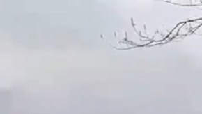 Fuertes vientos y bajas temperaturas crearon "olas de hielo".