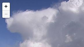 Espectaculares formaciones de nubes con granizo y nieve cayendo. en Mt Wilson.