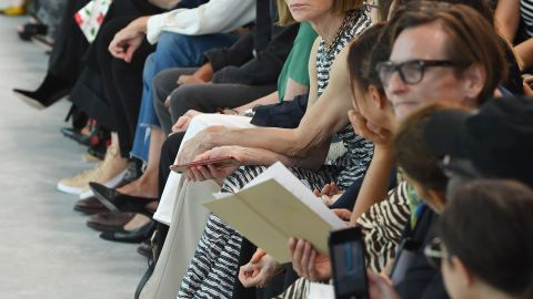 En la imagen Anna Wintour, la editora de Vogue.