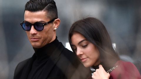 Georgina Rodríguez y Cristiano Ronaldo.