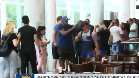 Wanchope le propinó un golpe con un bolso a un aficionado del River Plate