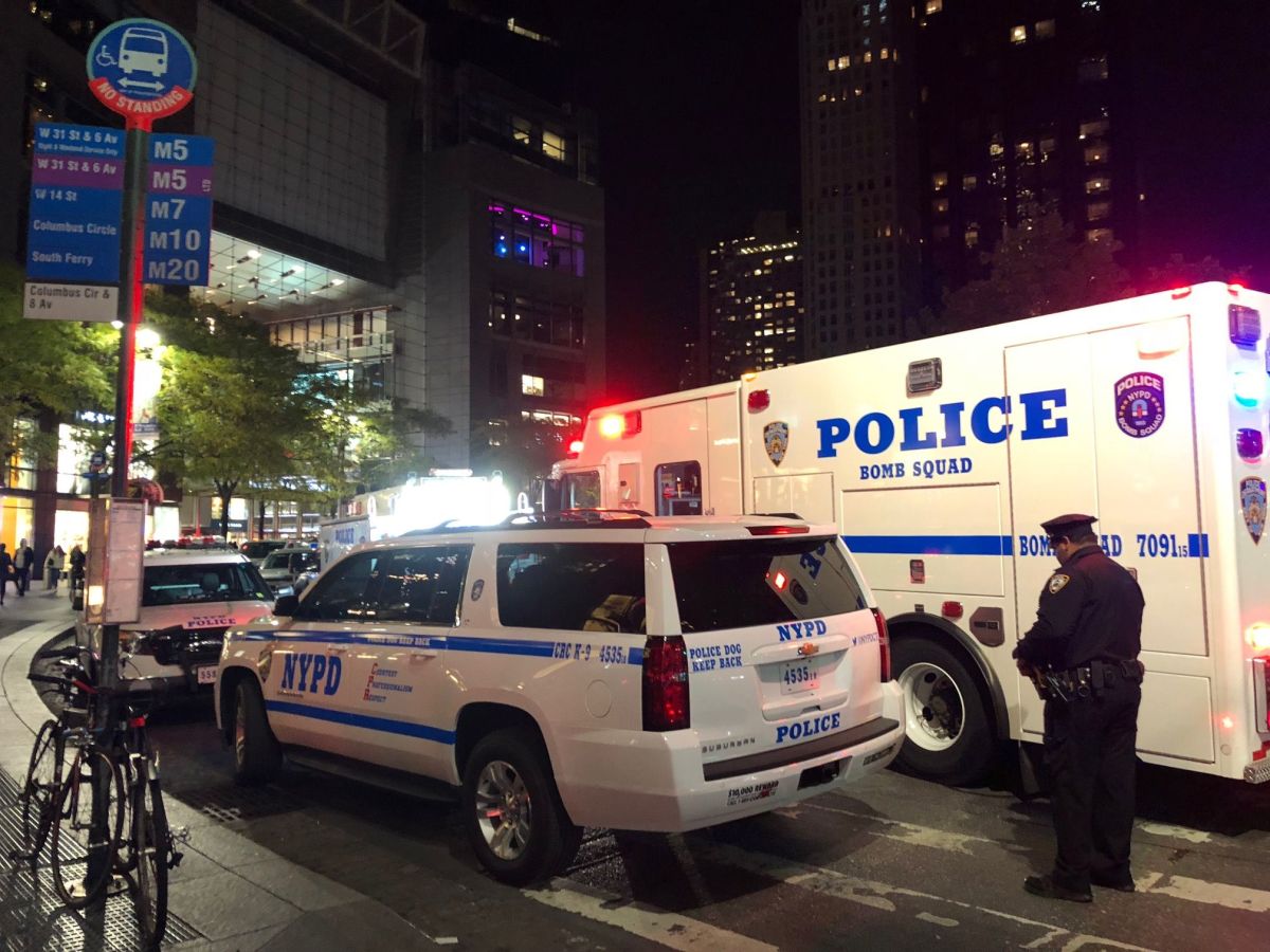 NYPD acordonó la zona del tiroteo.
