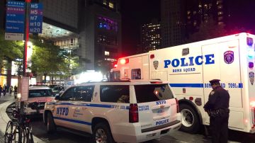 NYPD acordonó la zona del tiroteo.