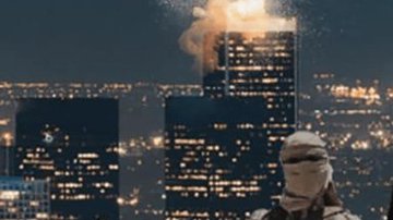 Esta es la imagen terrorista que ha aparecido en las redes sociales. (@FoxLA)