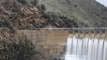 El distrito del Agua de Montecito reportó el pasado 3 de febrero que la Presa Juncal vertió sus aguas por primera vez desde 2011.