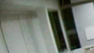 El auto se introdujo en el lobby de la jefatura. (LAPD)