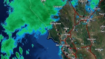 La lluvia se presentará desde el lunes en el norte de California, llegando a la zona de Los Ángeles a partir del martes.