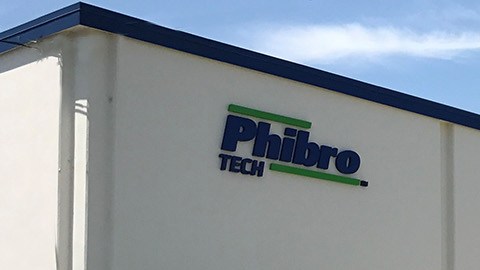 Phibro-Tech en una foto de Google Earth.