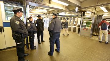 Fuerte presencia policial en el Metro tras el homicidio