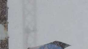 Foto ilustrativa de una tormenta de nieve.