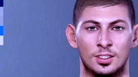 Imagen del futbolista argentino Emiliano Sala en el videojuego FIFA 19.