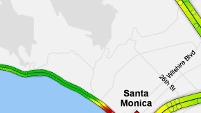 El incidente se presentó esta mañana a las 3:29 a.m en la Pacific Coast Highway