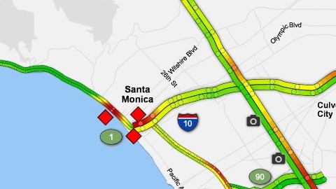 El incidente se presentó esta mañana a las 3:29 a.m en la Pacific Coast Highway