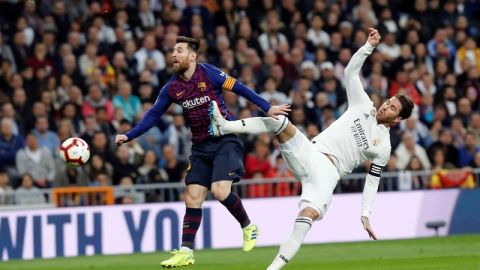 Lionel Messi y Sergio Ramos protagonizaron los momentos más ríspidos de El Clásico