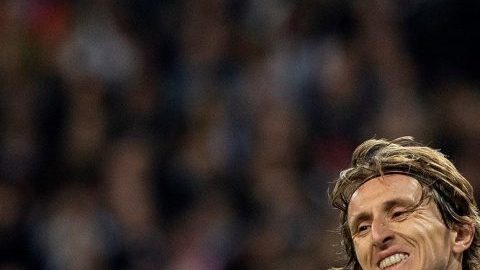 El croata Luka Modric y el galés Gareth Bale.