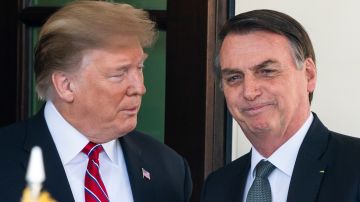Trump y Bolsonaro, los mejores amigos.