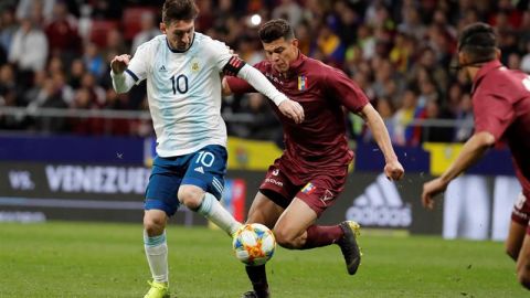 Venezuela derrotó 3-1 a Argentina, en un amistoso disputado en el Wanda Metropolitano