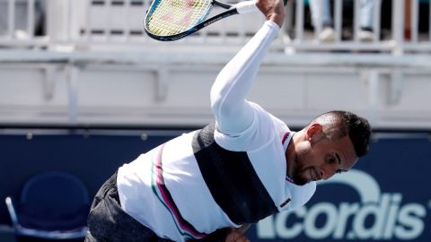 Kyrgios se ha sensibilizado ante el COVID-19.