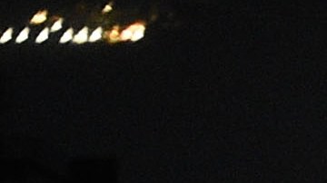 El apagón en el barrio de El Chacao, en Caracas.