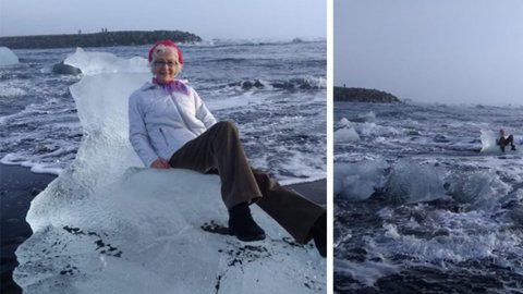 La abuela se portó valientemente y todavía se ríe de lo sucedido.