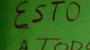 Mensaje dejado por supuestos miembros del CJNG en Guanajuato.