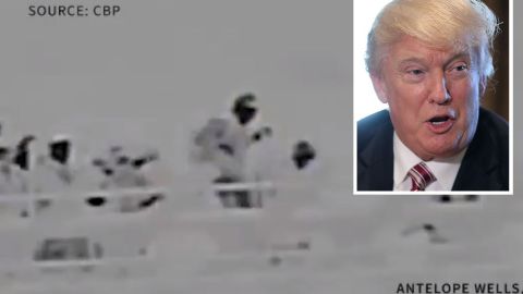 El presidente Trump exige recursos para construir su muro.