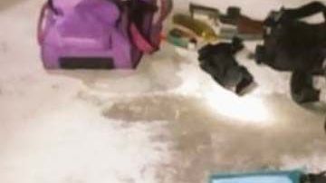 Material incautado a CJNG