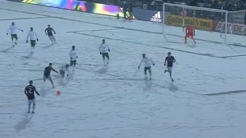 Así lució el sábado la cancha del Dick's Sporting Goods Park de Colorado para el primer partido de los Rapids en la temporada de la MLS.