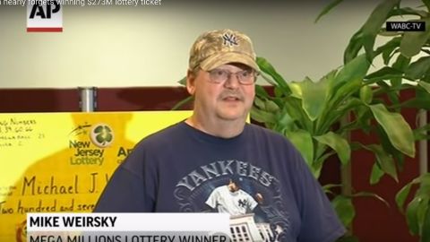 Weirsky olvidó el boleto ganador de Mega Millions en la tienda.