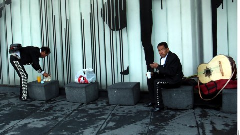 Mariachis en Garibaldi, México.