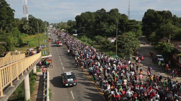 La caravana migrante de octubre de 2018 sería considerada en comparación con la que se forma en Honduras.
